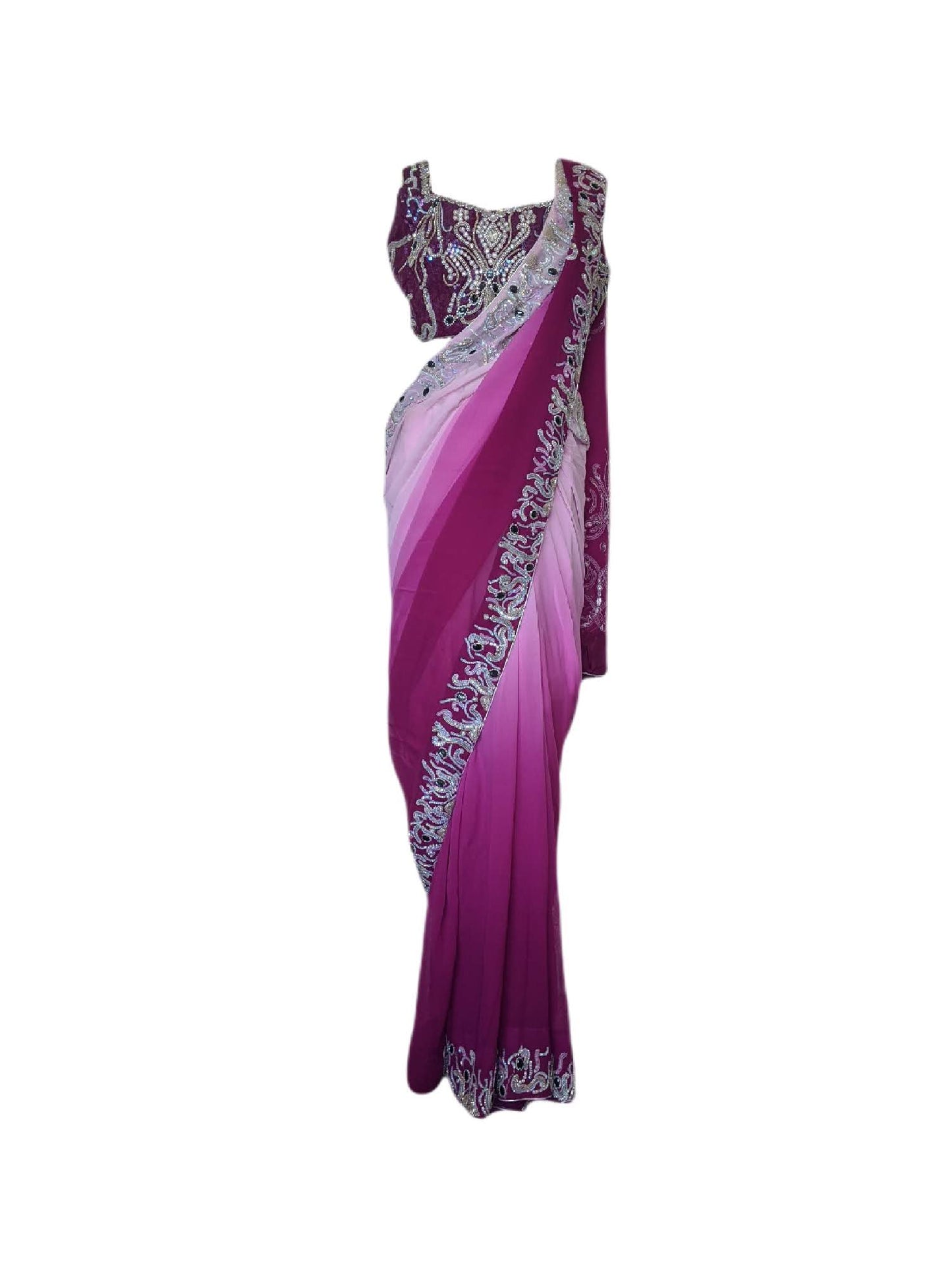 Pre-owned Purple Saree